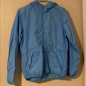 Light Blue Polo Wind Breaker